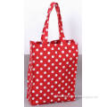 Promotional Fashion Eco-Friendly PVC Coated Cotton Shopping Bag